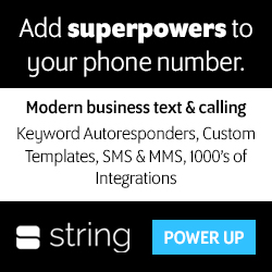 String - Add superpowers to your phone number.